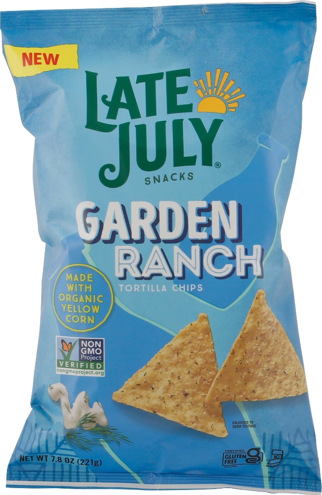 Late July Tortilla Chips Garden Ranch 7.8 oz Vitacost