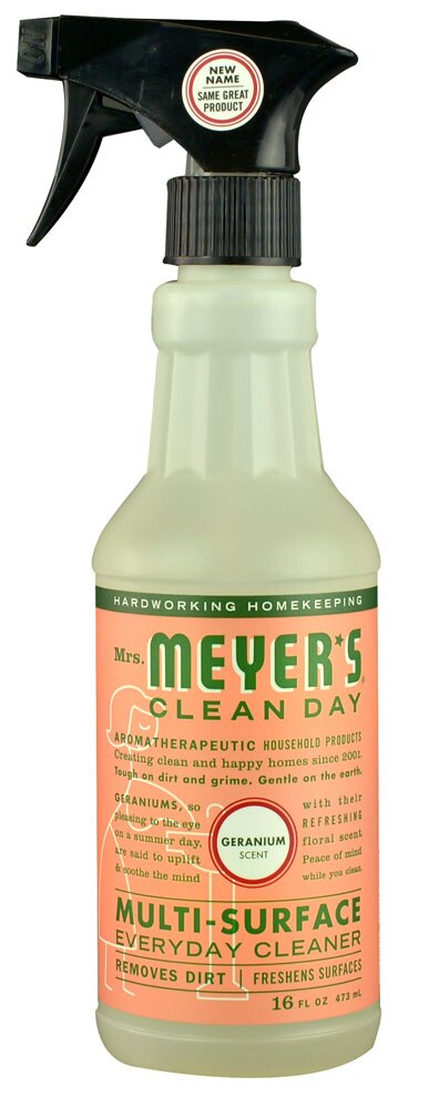 mrs meyer's geranium multi surface cleaner