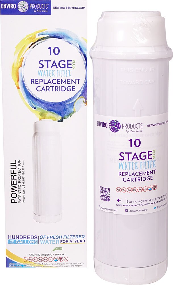 New Wave Enviro 10 Stage Plus Water Filter Replacement Cartridge 1