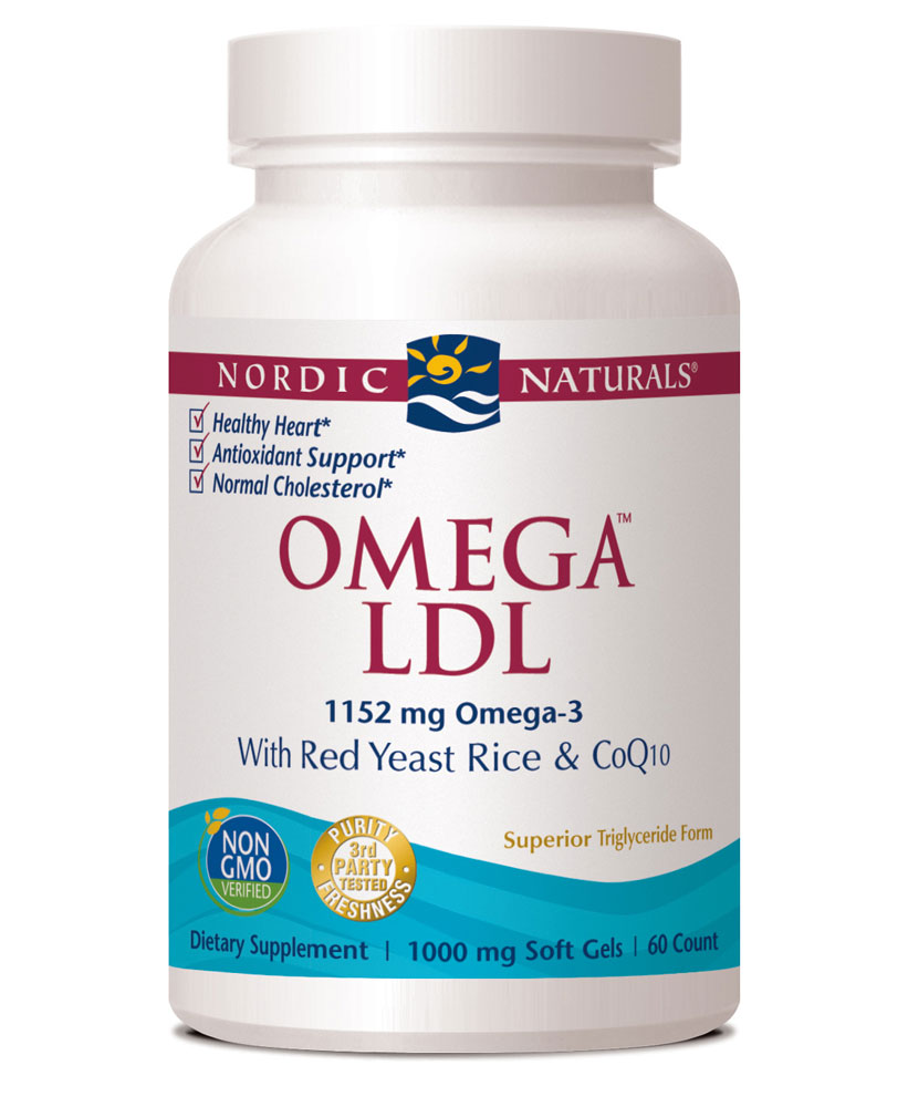 Nordic Naturals Omega™ LDL 1000 mg 60 Softgels Vitacost