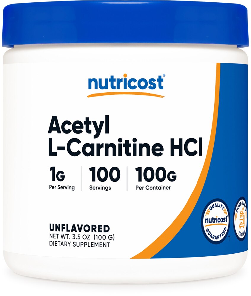 Nutricost Acetyl LCarnitine HCl Unflavored 100 Servings Vitacost