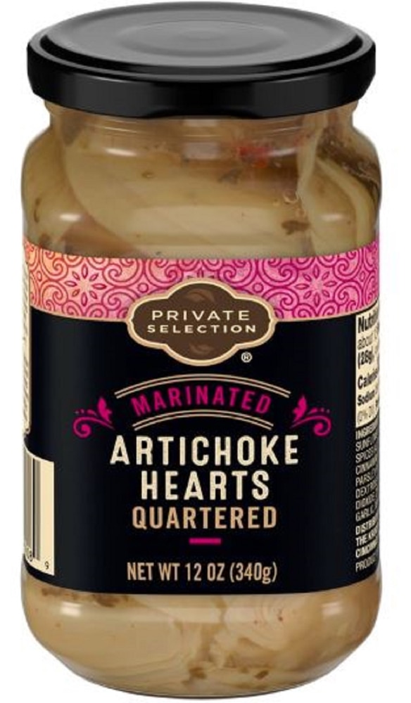 Private Selection Marinated Artichoke Hearts Quartered 12 oz Vitacost
