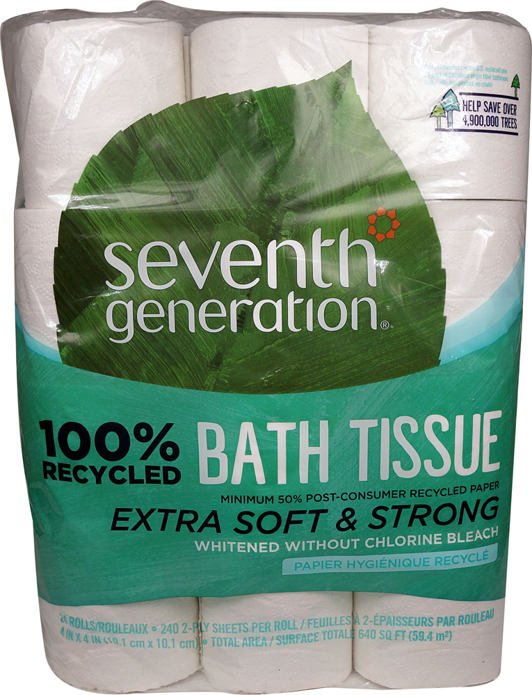 Seventh Generation 100% Recycled 2-Ply Toilet Paper 240 ...