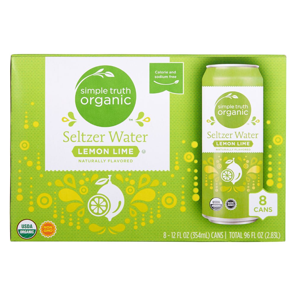 Simple Truth Organic Seltzer Water Lemon Lime 12 Fl Oz Each Pack simple-truth-organic-seltzer-water-lemon-lime-12-fl-oz-each-pack