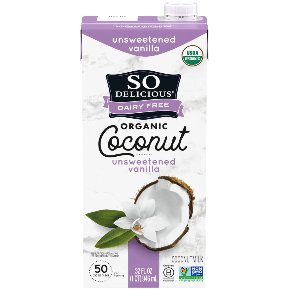 So delicious coconut milk unsweetened vanilla 32 fl oz vitacost