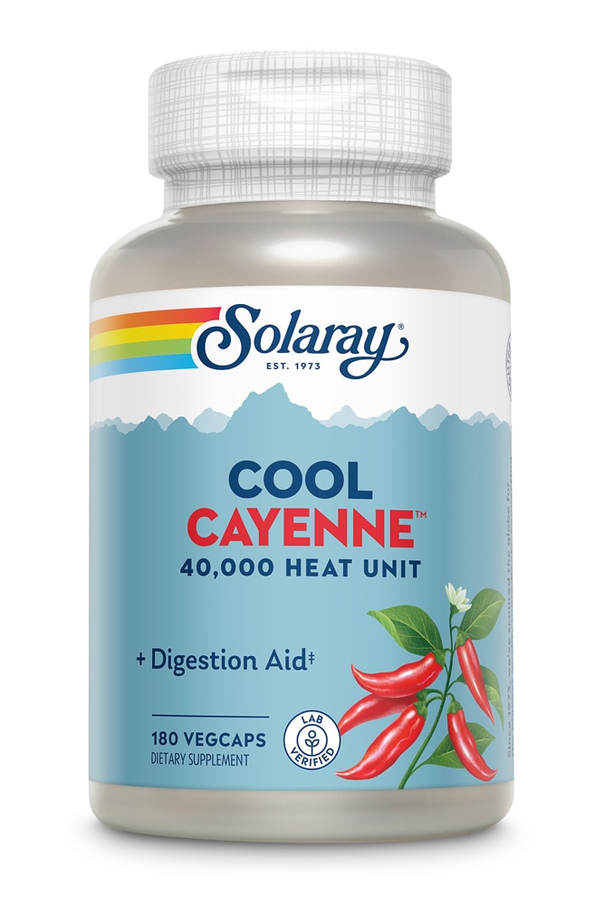 Solaray Cool Cayenne™ -- 180 VegCaps - Vitacost