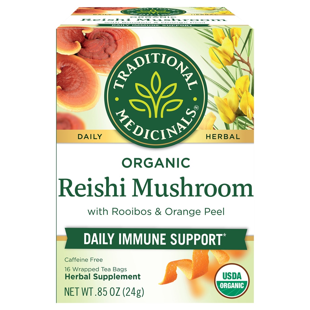 Traditional Medicinals Organic Reishi Mushroom with Rooibos & Orange