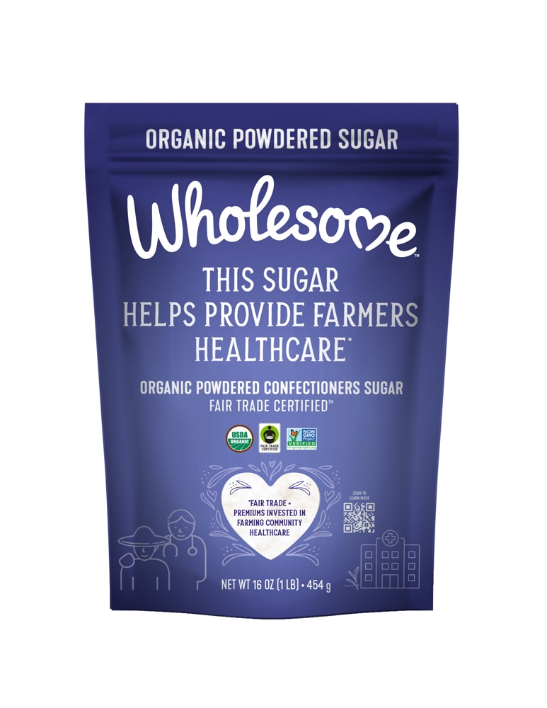 Wholesome Sweeteners Organic Powdered Confectioners Sugar 1 Lb wholesome-sweeteners-organic-powdered-confectioners-sugar-1-lb