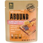 Abound Adult Cat & Kitten Food Pouch Salmon & Sweet Potato Stew in Gravy