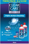 Alcon Clear Care Triple Action Cleaning Multipurpose Solution Twin Pack