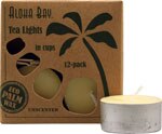 Aloha Bay Tea Lights in Cups Unscented