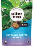 Alter Eco Organic Dark Chocolate Bombs Hazelnut Butter
