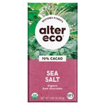 Alter Eco Organic Dark Chocolate Deep Dark Sea Salt