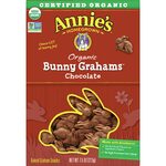 Annie's Homegrown Bunny Grahams Baked Snacks Chocolate