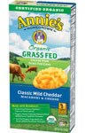 Annie's Homegrown Organic Grass Fed Macaroni & Cheese Classic Milld Cheddar