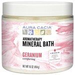 Aura Cacia Aromatherapy Mineral Bath Comforting Geranium