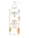 Babo Botanicals Sensitive Baby Shampoo & Wash Fragrance Free