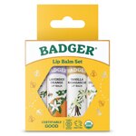 Badger Lip Balm Variety 4 Pack