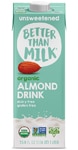 Better Than Milk Organic Almond Drink Unsweetened