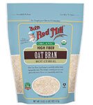 Bob's Red Mill Organic Oat Bran High Fiber Hot Cereal