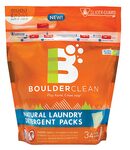 Boulder Clean Natural Laundry Detergent Power Packs Valencia Orange