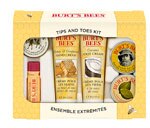 Burt's Bees Tips And Toes Kit Holiday Gift Set 6 Travel Size Products in Gift Box