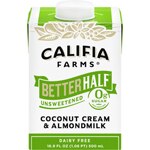 Califia Farms Unsweetened Better Half Almond Milk Half and Half