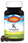 Carlson K Complete K1 & K2 as MK-4 & MK-7