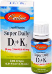 Carlson Super Daily® D3 plus K2