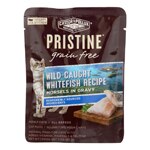 Castor & Pollux Pristine Wet Cat Food Morsels in Gravy Whitefish Recipe