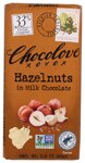 Chocolove Milk Chocolate Bar Hazelnut