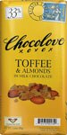 Chocolove Milk Chocolate Bar Toffee & Almonds