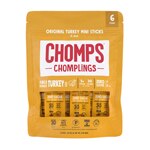 Chomps Paleo Sugar Free Chomplings Mini Turkey Sticks Original