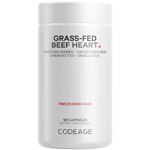 Codeage Grass Fed Beef Heart - Bovine Glandular Superfood Supplement