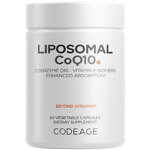 Codeage Liposomal CoQ10 - Vitamin E Tocopherols & 125 mg Coenzyme Q10 - Cardiovascular Support