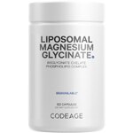Codeage Liposomal Magnesium Bisglycinate Chelate Mineral Supplement BioMag Phospholipids