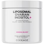 Codeage Liposomal Ovarian Inositol Powder - Myo & D-Chiro-Inositol - Folate CoQ10 Phytosome Mixed Berry