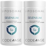 Codeage Liposomal Selenium Supplement - Trace Mineral Selenomethionine - Yeast-Free