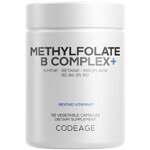 Codeage Methylfolate B Complex 5-MTHF Methylcobalamin Methylated Vitamin B B2 B6 B12