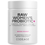 Codeage Raw Women's Probiotic Supplement - Raw Fruits Vegetables Prebiotics - Digestive Enzymes