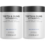 Codeage Teeth & Gums Vitamins + Oral Probiotics Supplement for Mouth