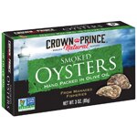 Crown Prince Naturally Smoked Oysters in Pure Olive Oil