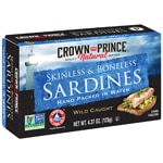 Crown Prince Skinless and Boneless Sardines in Water
