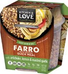 Cucina & Amore Kitchen & Love Farro with Quinoa Quick Meal Artichoke Lemon & Roasted Garlic