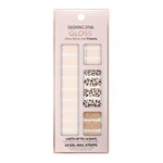 Dashing Diva GS18 Gloss Ultra Shine Gel Pallette Nail Strip - Cheetah-licious