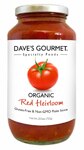 Dave's Gourmet Organic Pasta Sauce Red Heirloom