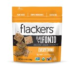 Doctor In The Kitchen Flax & Fonio Ancient Grain Crackers Everything