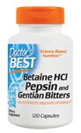 Doctor's Best Betaine HCl Pepsin and Gentian Bitters