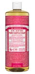 Dr. Bronner's Pure Castile Liquid Soap Rose