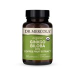 Dr. Mercola Organic Ginkgo Biloba with Coffee Fruit Extract